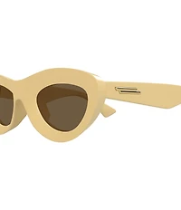 Bottega Veneta Women's Avantgarde Ribbon 51mm Cat Eye Statement Sunglasses