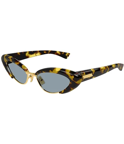 Bottega Veneta Women's Curvy Ribbon 54mm Cat Eye Sunglasses