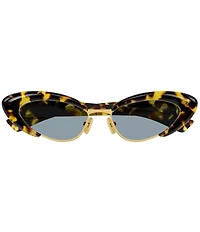 Bottega Veneta Women's Curvy Ribbon 54mm Cat Eye Sunglasses