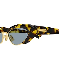 Bottega Veneta Women's Curvy Ribbon 54mm Cat Eye Sunglasses