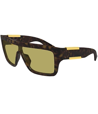 Bottega Veneta Women's Dash Ribbon 99mm Shield Sunglasses