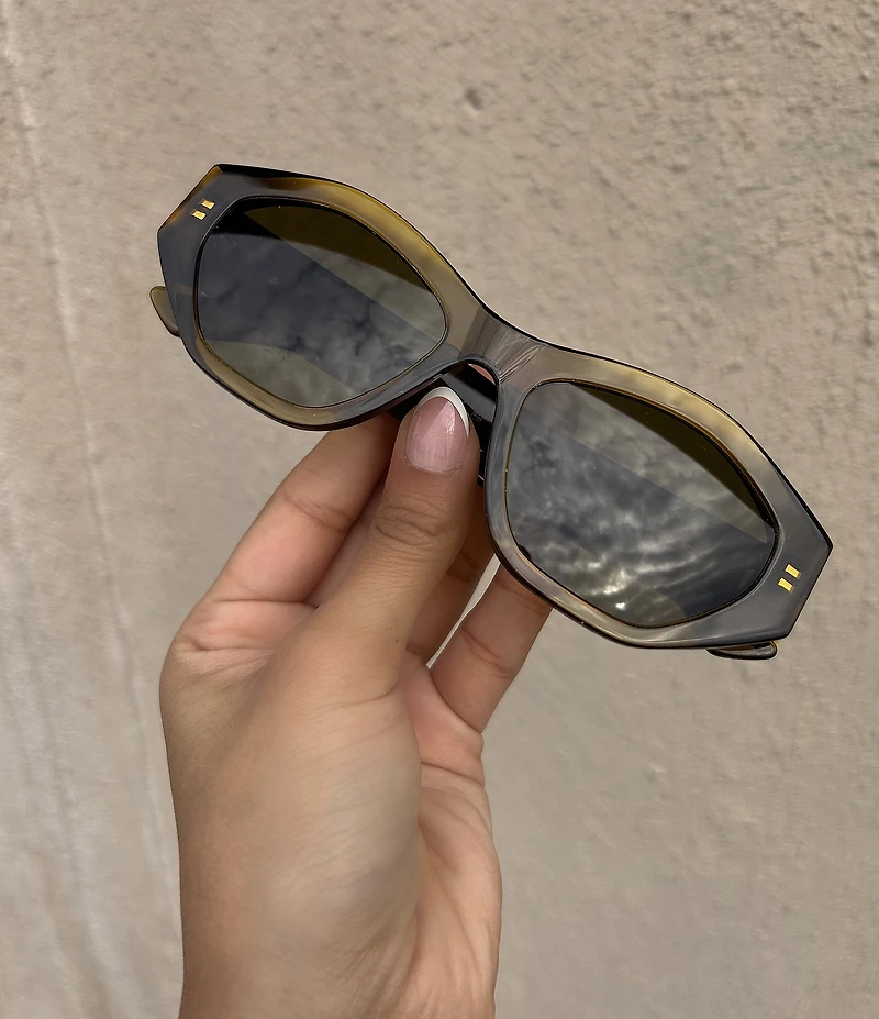 Bottega Veneta Women's Flat Ribbon 53mm Geometric Sunglasses