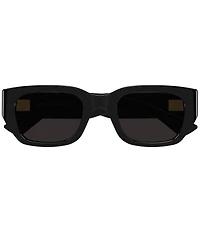 Bottega Veneta Women's Intrecciato Wirecore 52mm Rectangle Sunglasses