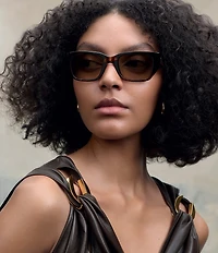 Bottega Veneta Unisex Intrecciato Wirecore 52mm Rectangle Sunglasses