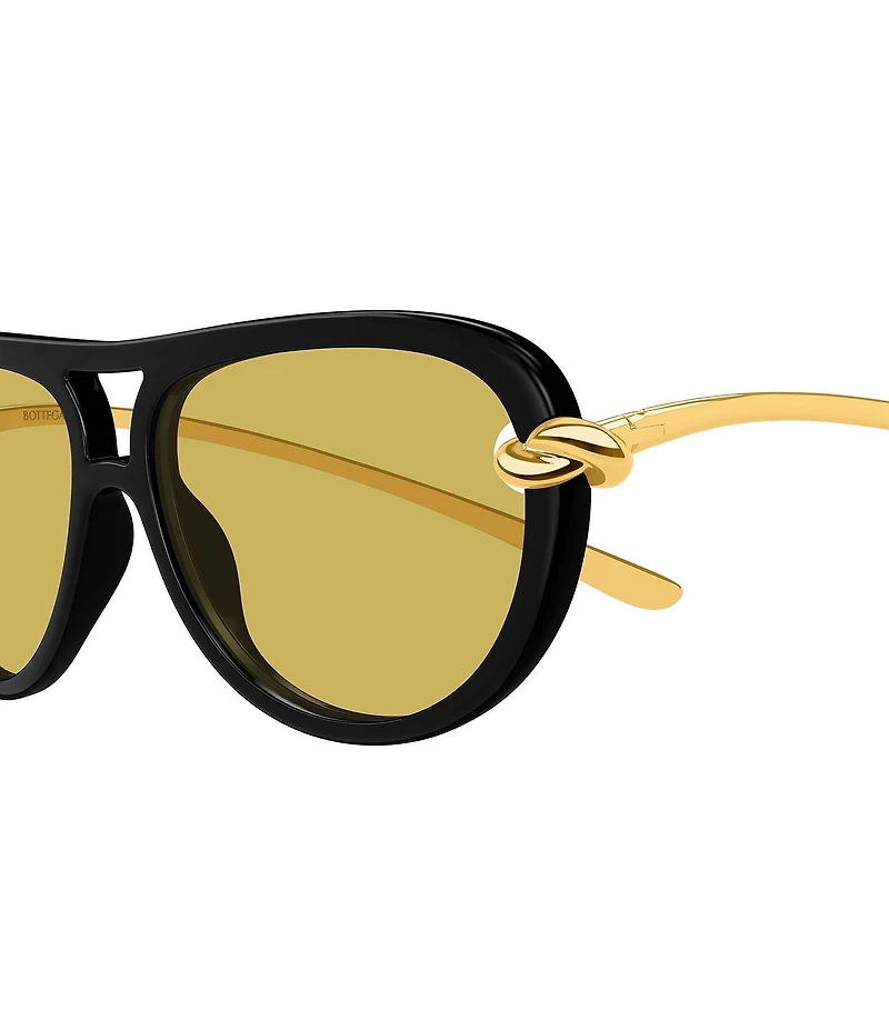 Bottega Veneta Women's Knot 58mm Navigator Sunglasses