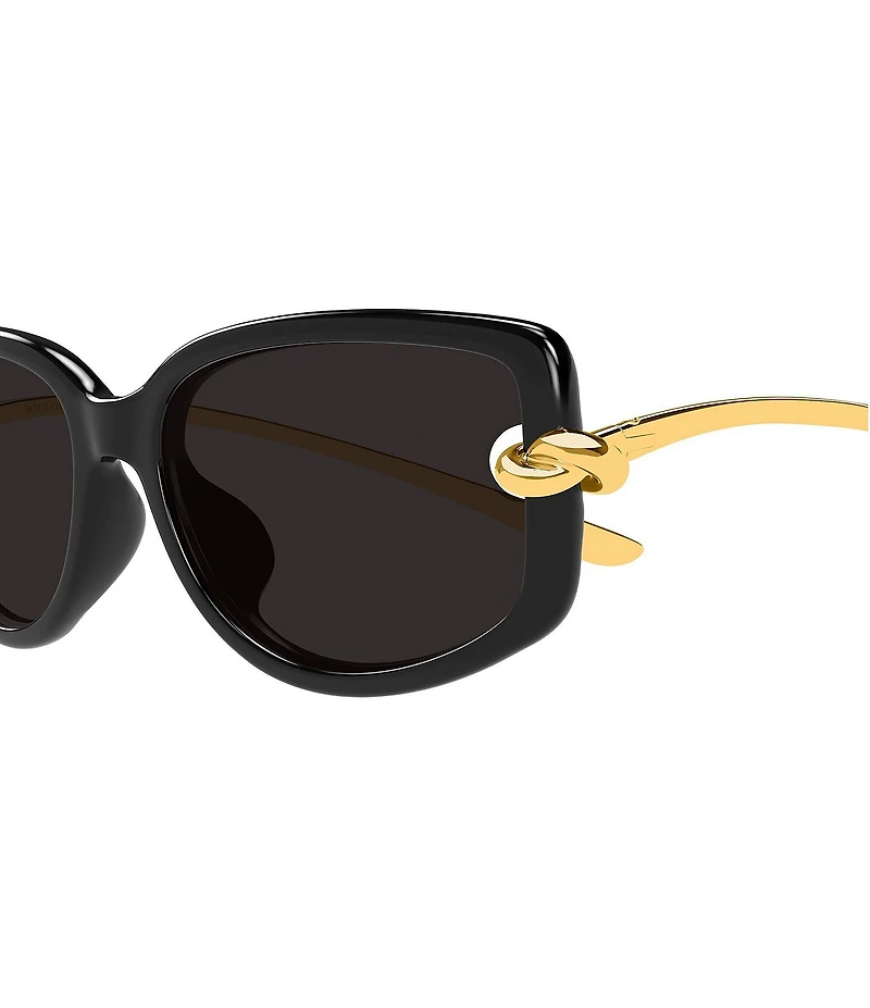 Bottega Veneta Women's Knot 59mm Geometric Sunglasses