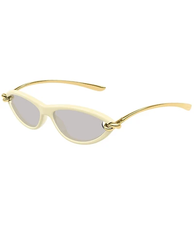 Bottega Veneta Women's New Knot 56mm Cat Eye Statment Sunglasses
