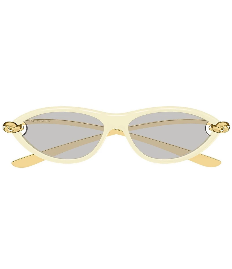 Bottega Veneta Women's New Knot 56mm Cat Eye Statment Sunglasses