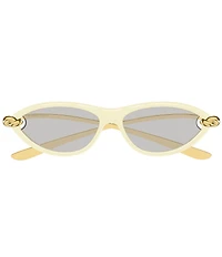 Bottega Veneta Women's New Knot 56mm Cat Eye Statment Sunglasses
