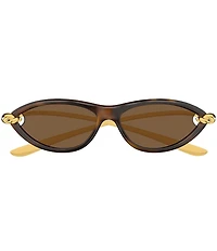 Bottega Veneta New Knot 56mm Cat Eye Statment Sunglasses