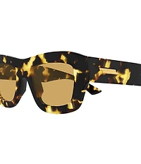 Bottega Veneta Ribbon 50mm Square Sunglasses