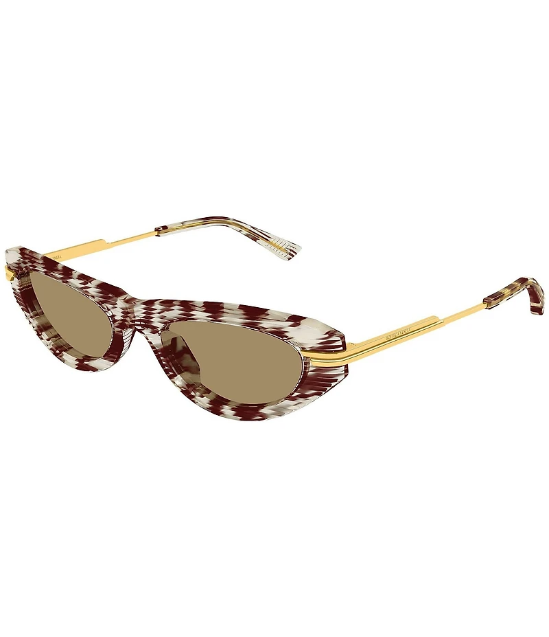 Bottega Veneta Women's Ribbon 53mm Oval Sunglasses