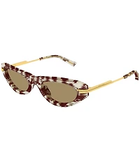 Bottega Veneta Women's Ribbon 53mm Oval Sunglasses
