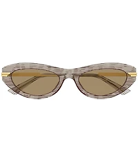 Bottega Veneta Women's Ribbon 53mm Oval Sunglasses
