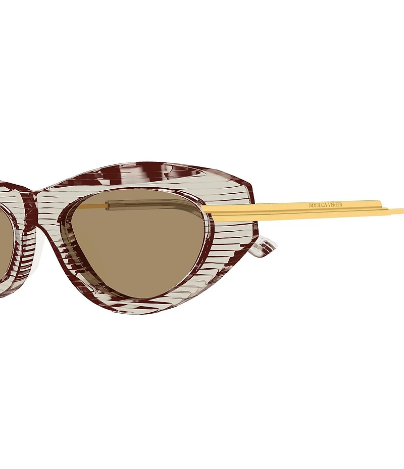 Bottega Veneta Women's Ribbon 53mm Oval Sunglasses