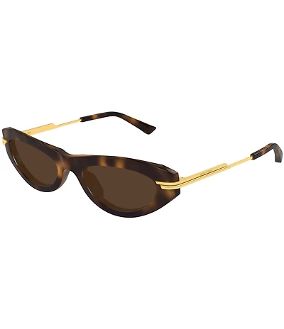 Bottega Veneta Women's Ribbon 53mm Oval Sunglasses