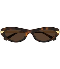 Bottega Veneta Women's Ribbon 53mm Oval Sunglasses