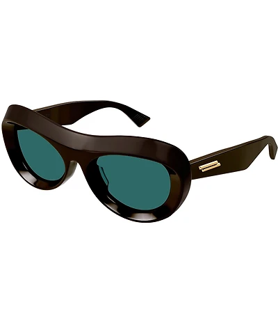 Bottega Veneta Women's Scoop 54mm Statement Round Sunglasses