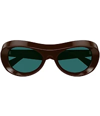 Bottega Veneta Women's Scoop 54mm Statement Round Sunglasses