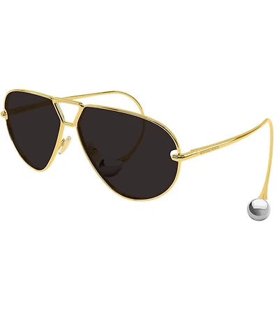 Bottega Veneta Women's Signature Icons Drop 64mm Aviator Sunglasses