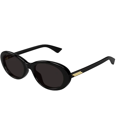 Bottega Veneta Women's Slim Ribbon 54mm Oval Sunglasses