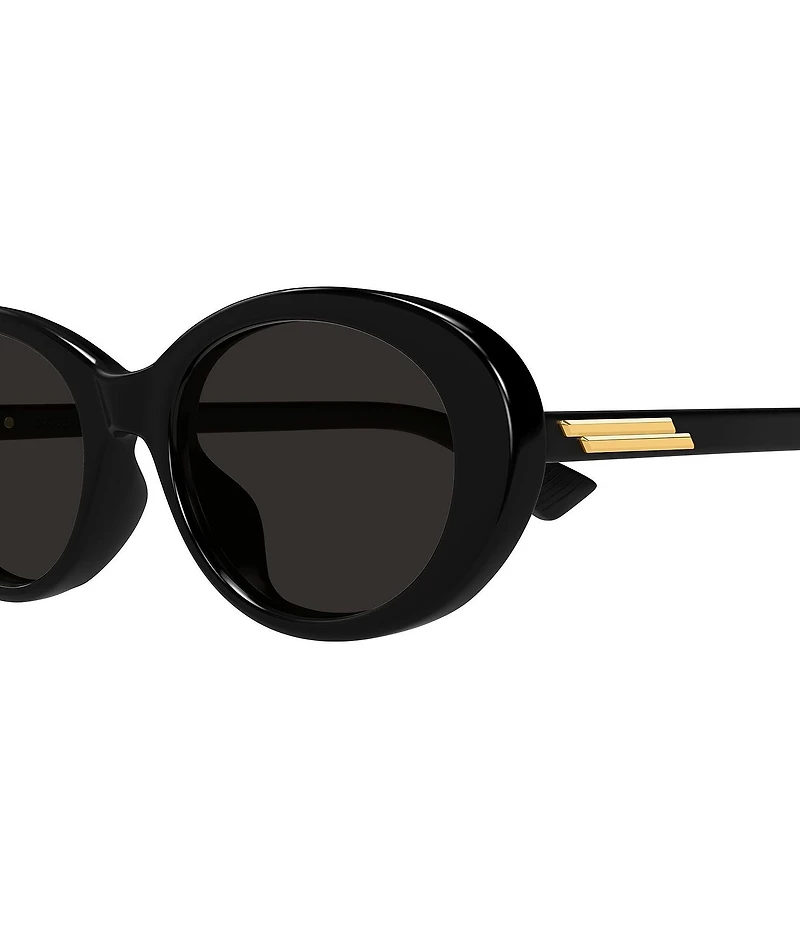 Bottega Veneta Women's Slim Ribbon 54mm Oval Sunglasses