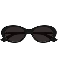 Bottega Veneta Women's Slim Ribbon 54mm Oval Sunglasses