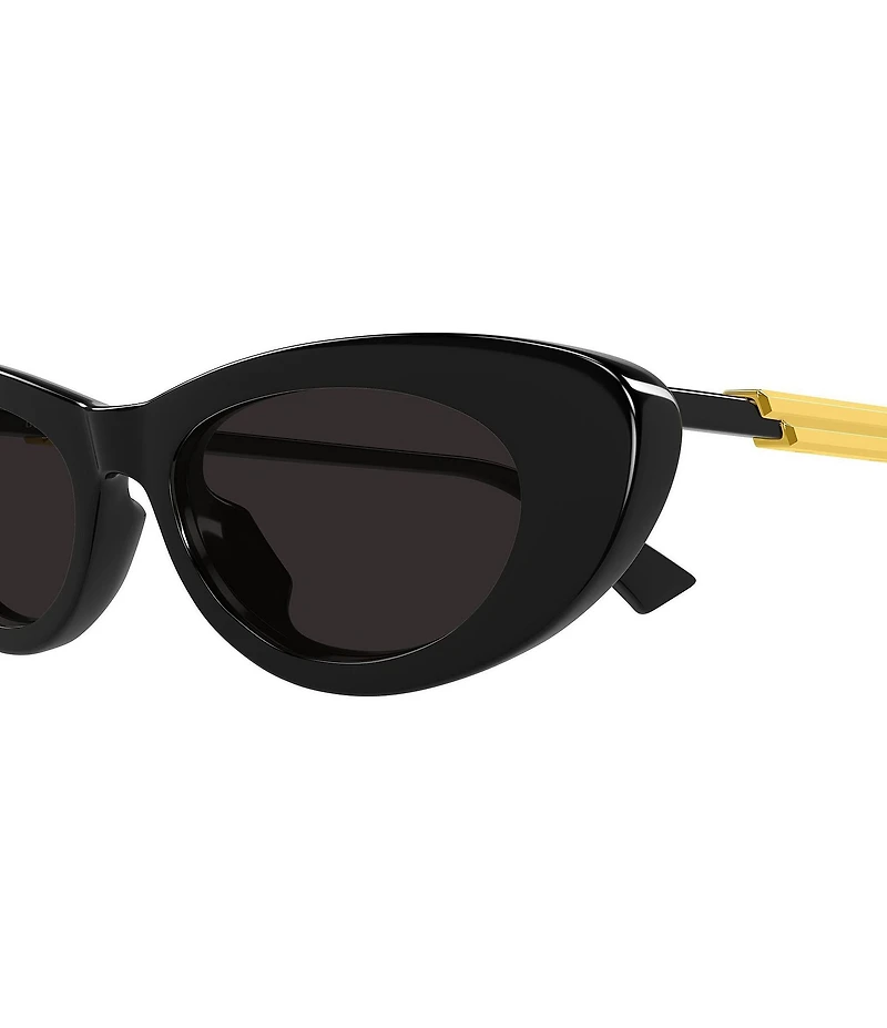 Bottega Veneta Women's Snap Ribbon 51mm Cat Eye Sunglasses