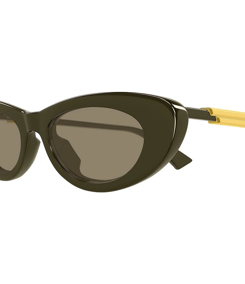 Bottega Veneta Women's Snap Ribbon 51mm Cat Eye Sunglasses