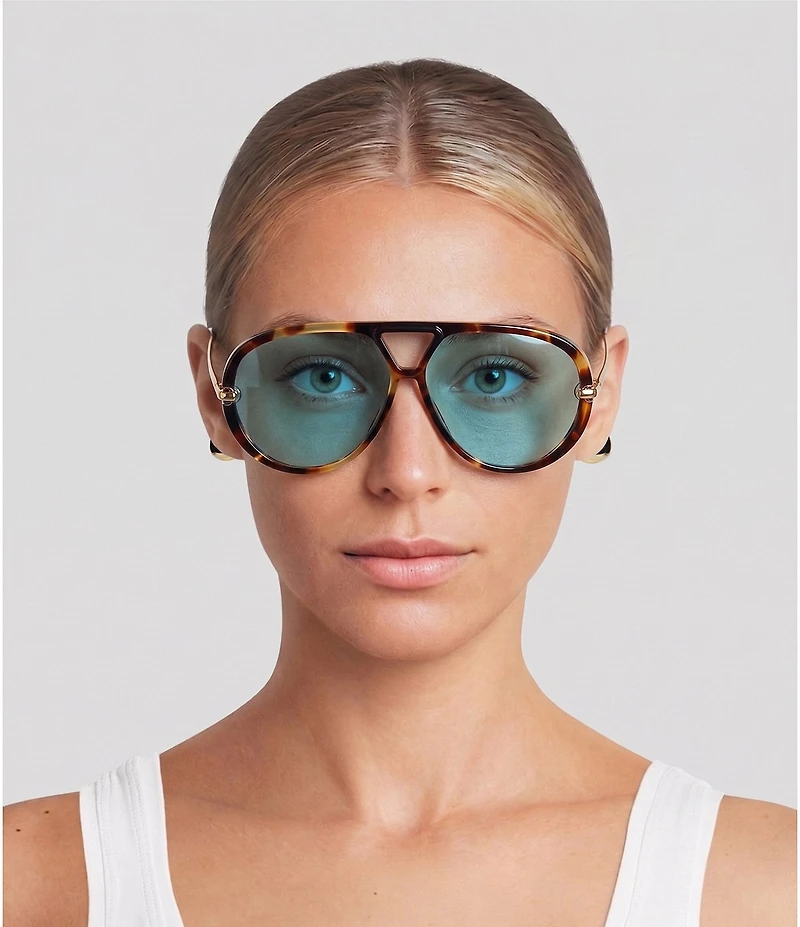 Bottega Veneta Women's Unapologetic 63mm Geometric Sunglasses