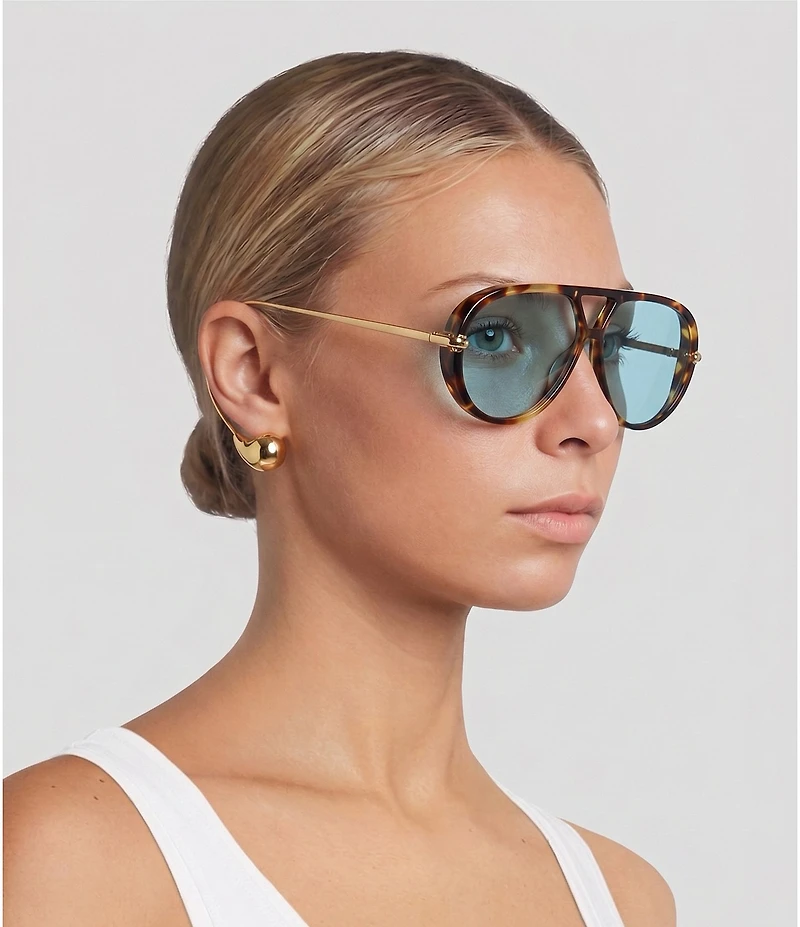 Bottega Veneta Women's Unapologetic 63mm Geometric Sunglasses