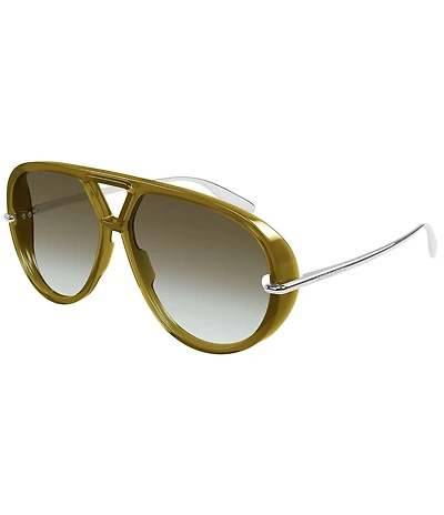 Bottega Veneta Women's Unapologetic Drop 63mm Aviator Sunglasses