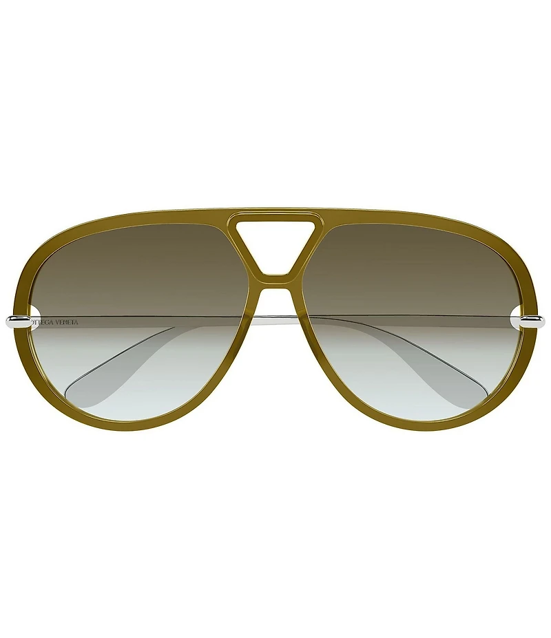 Bottega Veneta Women's Unapologetic Drop 63mm Aviator Sunglasses