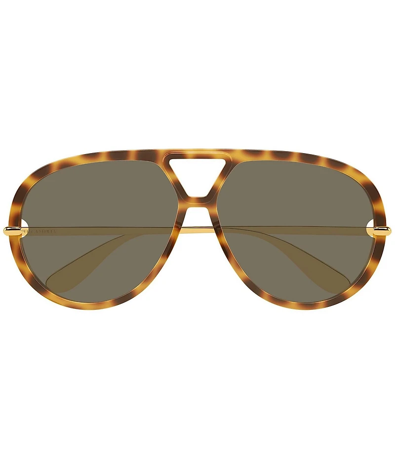 Bottega Veneta Women's Unapologetic Drop 63mm Aviator Sunglasses