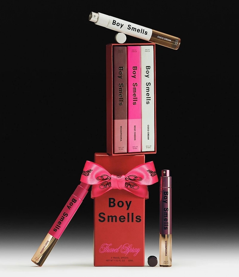 Boy Smells Essential Holiday Travel Spray Trio