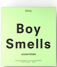 Boy Smells Minty Candle