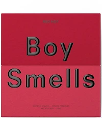 Boy Smells Red Hot Candle