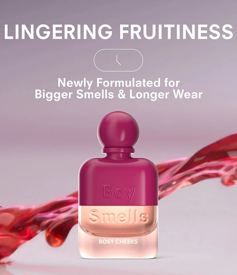 Boy Smells Rosy Cheeks Perfume
