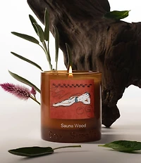 Boy Smells Sauna Wood Candle