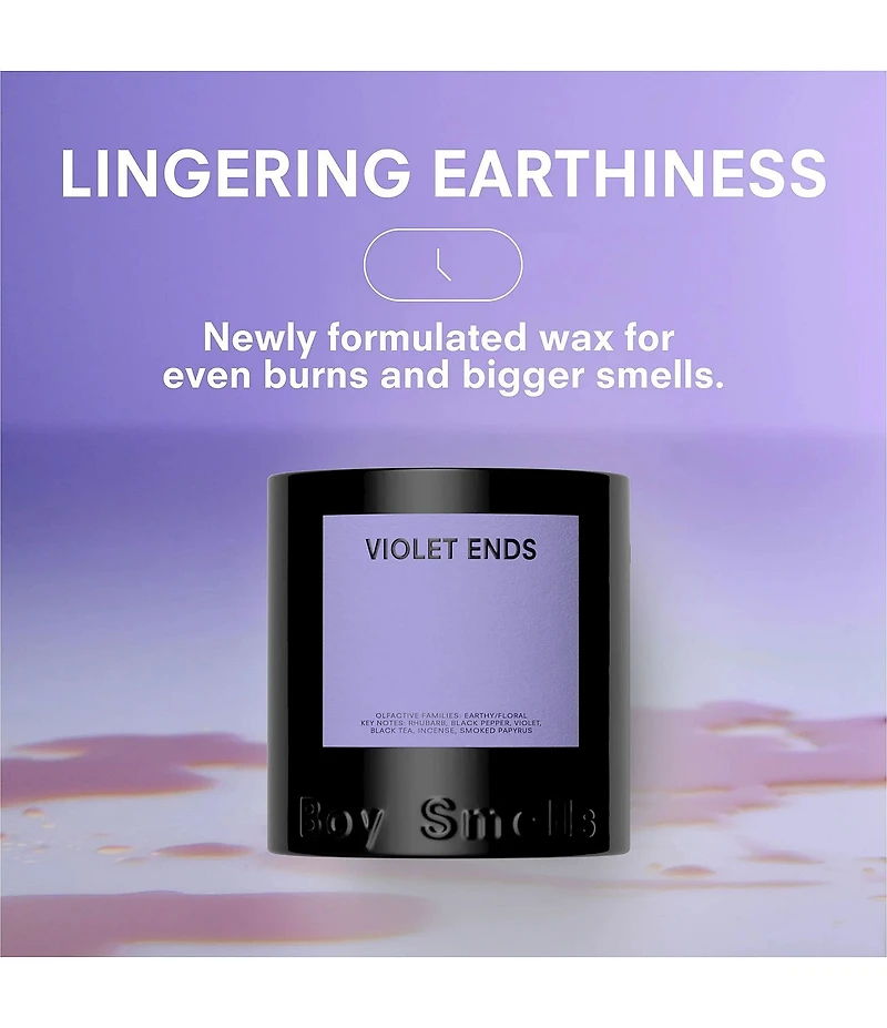 Boy Smells Violet Ends Candle