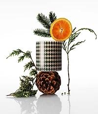 Boy Smells Xmas Tree Candle