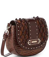 BRAHMIN Aberdeen Collection Tan Briar Crossbody Bag