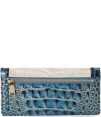 BRAHMIN Acoustic Collection Mindful Grey Ady Bifold Wallet