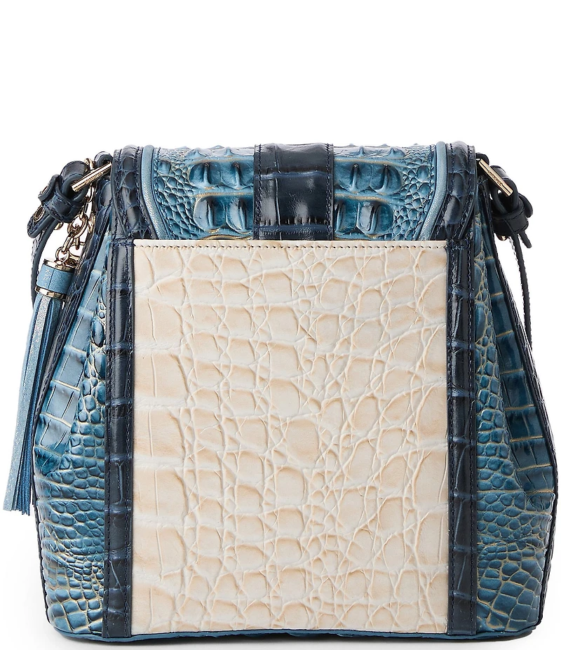 BRAHMIN Acoustic Collection Mindful Grey Margo Crossbody Bag