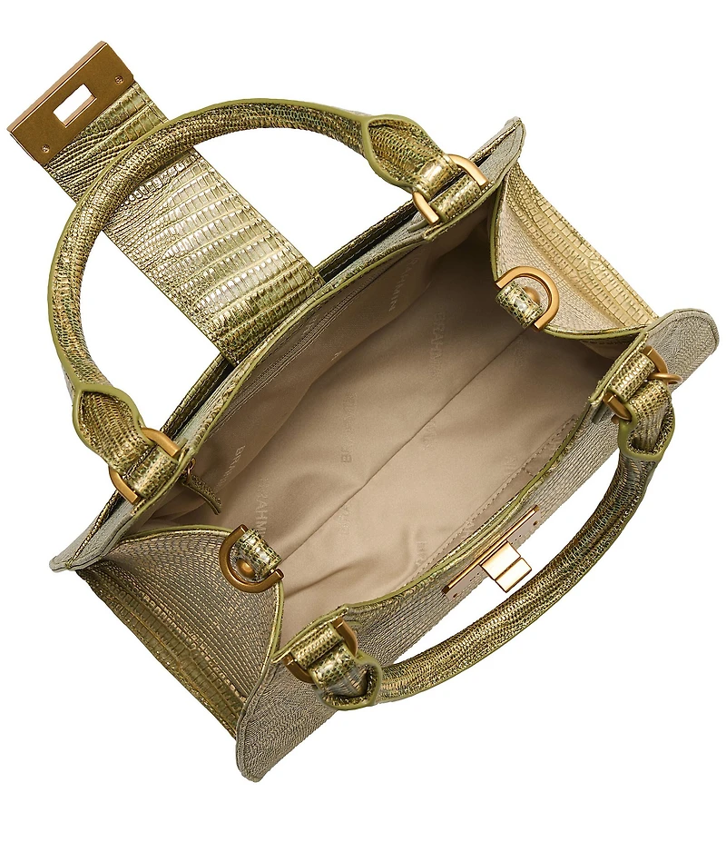 BRAHMIN Adrian Olive Bachata Collection Satchel Bag