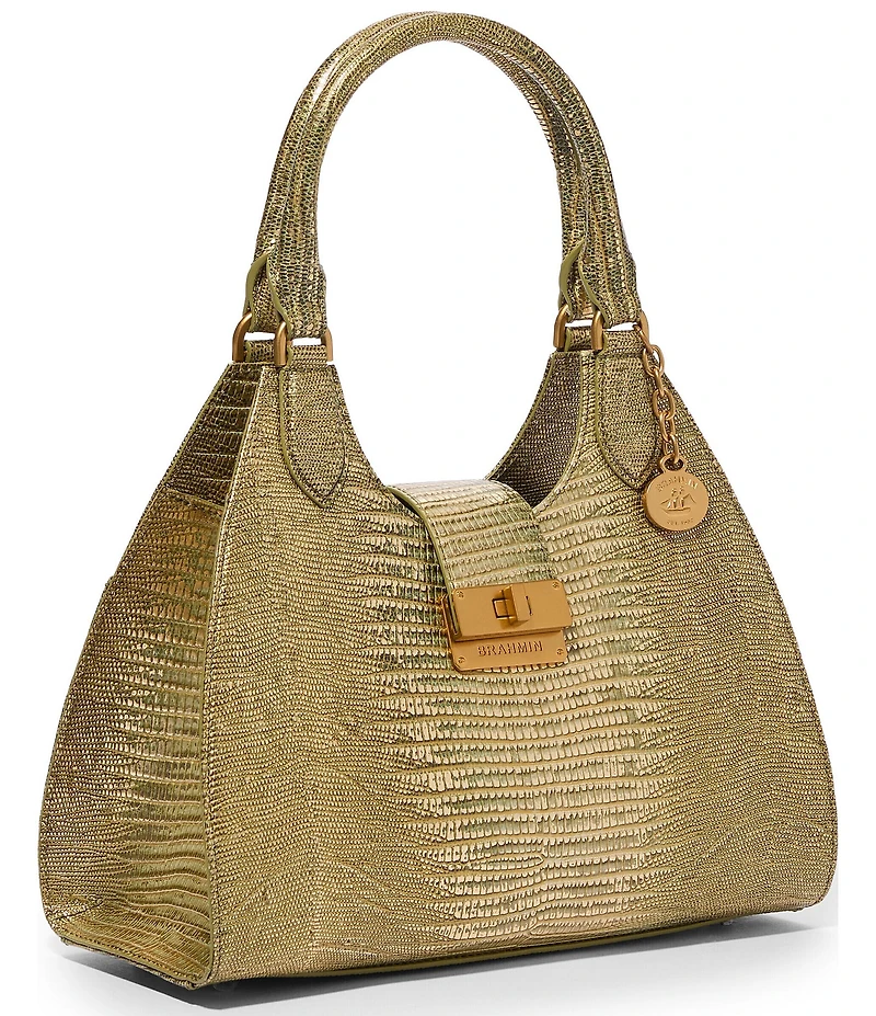 BRAHMIN Adrian Olive Bachata Collection Satchel Bag