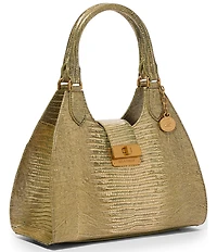 BRAHMIN Adrian Olive Bachata Collection Satchel Bag