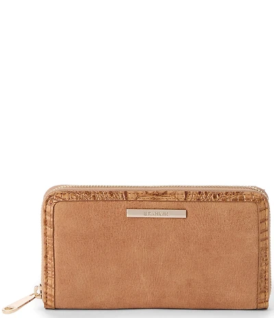 BRAHMIN Adrift Collection Suri Zip Around Wallet
