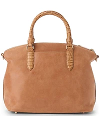BRAHMIN Adrift Collection Tan Duxbury Satchel Bag