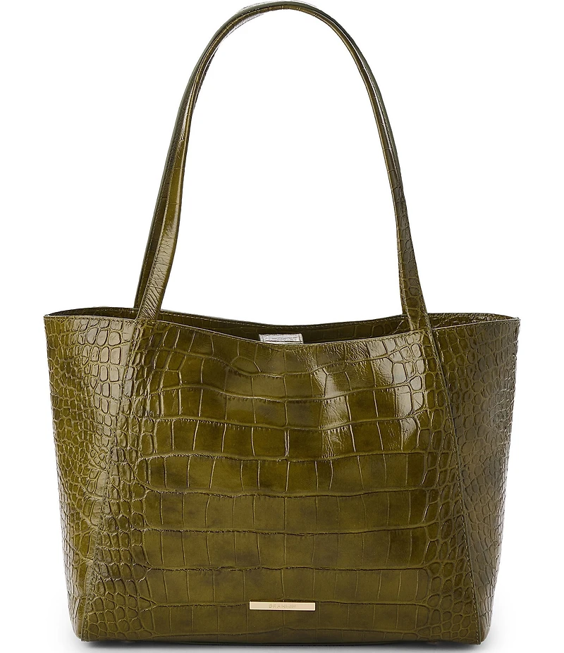 BRAHMIN Alba Collection Mona Embossed Tote Bag